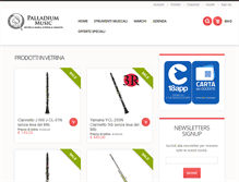 Tablet Screenshot of palladiummusic.it